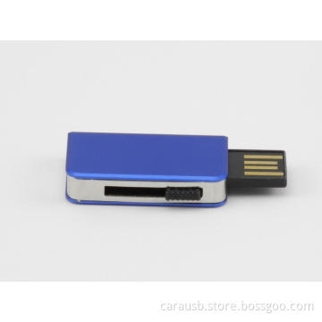 Carausb Best promotion custom metal sliding book-style gift usb flash disk printing industry Flash Drives gifts